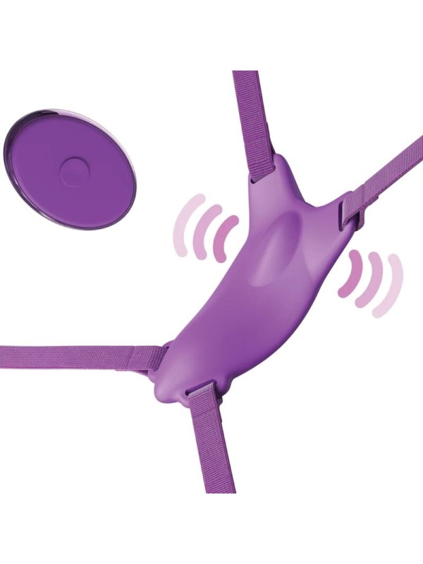 FANTASY FOR HER - BUTTERFLY HARNESS, VIBRATING RECHARGEABLE & REMOTE C