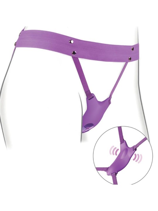 FANTASY FOR HER - BUTTERFLY HARNESS, VIBRATING RECHARGEABLE & REMOTE C
