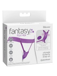 FANTASY FOR HER - HARNAIS PAPILLON VIBRANT, RECHARGEABLE & TÉLÉCOMMAND