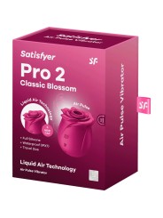 SATISFYER - AIR PULSE VIBRATEUR FLEUR CLASSIQUE PRO 2