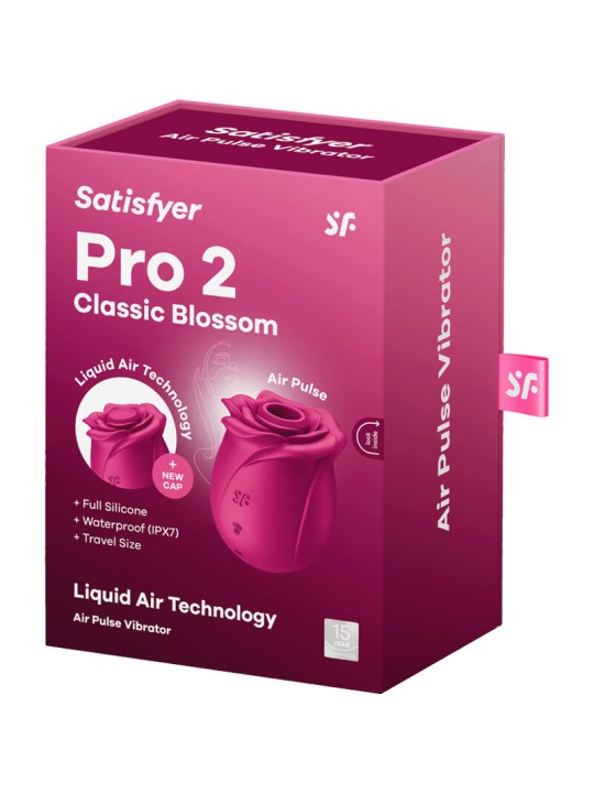 SATISFYER - AIR PULSE VIBRATEUR FLEUR CLASSIQUE PRO 2