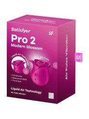 SATISFYER - AIR PULSE PRO 2 MODERN BLOSSOM VIBRATOR