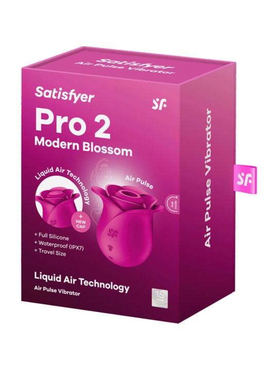 SATISFYER - AIR PULSE PRO 2 MODERN BLOSSOM VIBRATOR