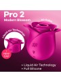 SATISFYER - AIR PULSE PRO 2 MODERNE BLOESEM VIBRATOR