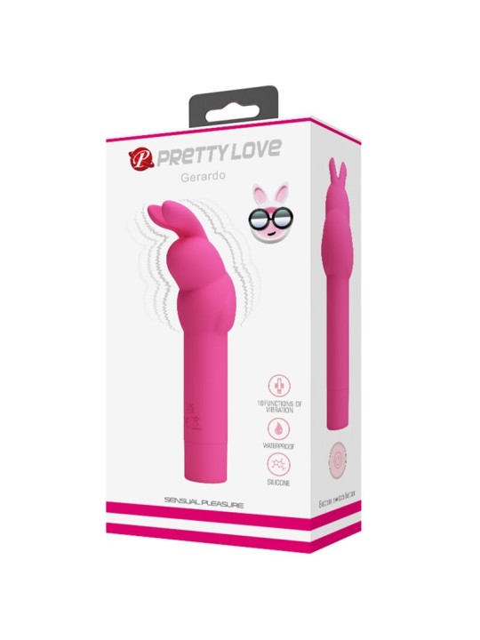 PRETTY LOVE - GERARDO FUSCHIA KANINCHEN-SILIKONVIBRATOR