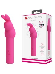 PRETTY LOVE - GERARDO FUSCHIA RABBIT SILICONE VIBRATOR
