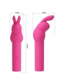PRETTY LOVE - VIBRATORE IN SILICONE GERARDO FUSCHIA RABBIT