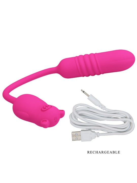 PRETTY LOVE - NOBIKUMA PINK SILICONE VIBRATING BULLET