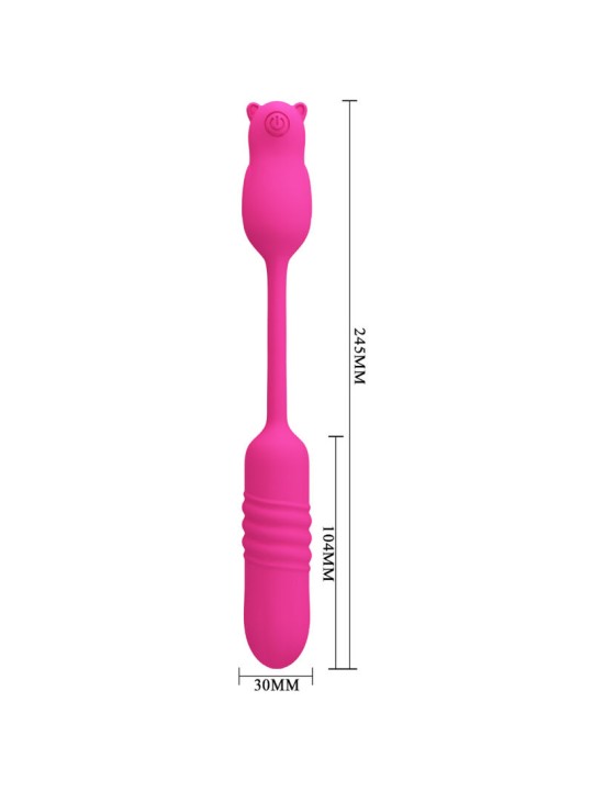 PRETTY LOVE - NOBIKUMA BALLE VIBRANTE EN SILICONE ROSE