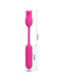 PRETTY LOVE - NOBIKUMA ROSA SILIKON-VIBRIERBULLET
