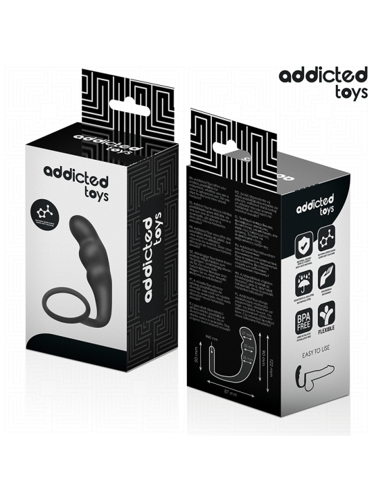 ADDICTED TOYS - PLUG ANAL AVEC ANNEAU MODÈLE 4