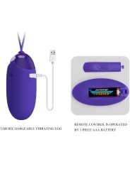 PRETTY LOVE - BERGER YOUTH VIBRERENDE EI AFSTANDSBEDIENING VIOLET