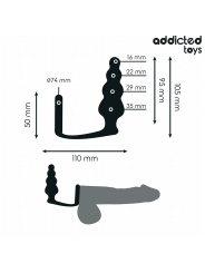 ADDICTED TOYS - ANALPLUG MIT RING MODELL 5