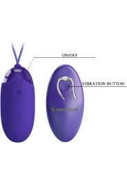 PRETTY LOVE - BERGER YOUTH HUEVO VIBRADOR CONTROL REMOTO VIOLETA