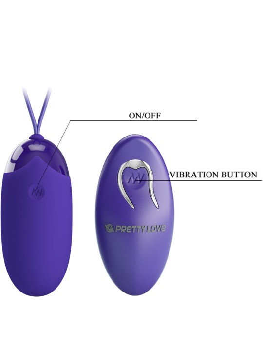 PRETTY LOVE - BERGER YOUTH VIBRERENDE EI AFSTANDSBEDIENING VIOLET