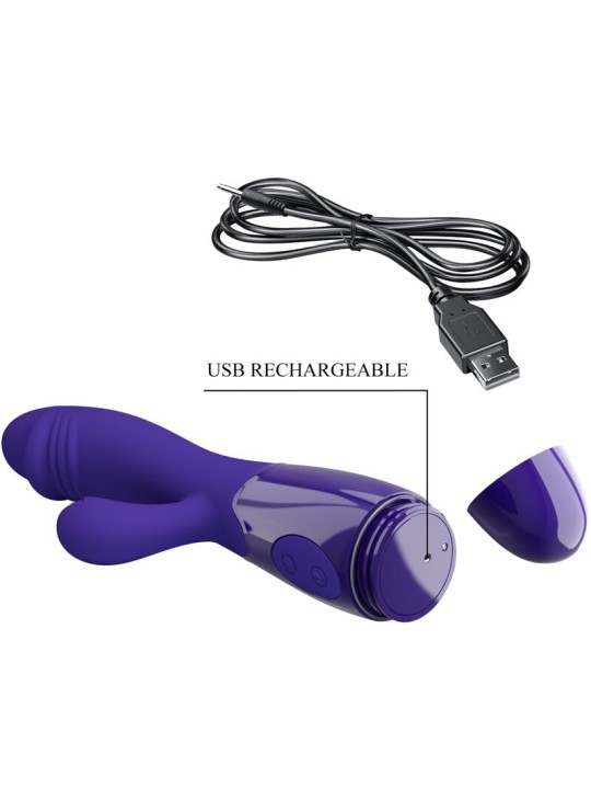 PRETTY LOVE - VIBRATORE SNAPPY YOUTH E STIMOLATORE DEL PUNTO G VIOLETT