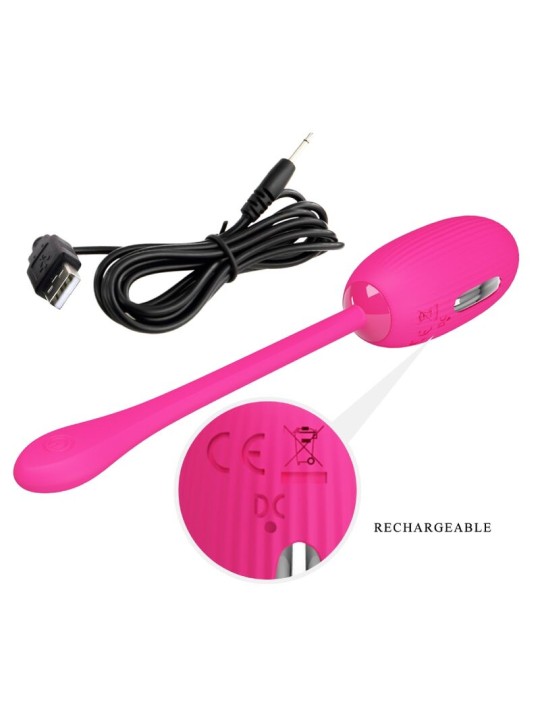 PRETTY LOVE - DOREEN WIEDERAUFLADBARES VIBRIERENDES EI MAGENTA MIT FER