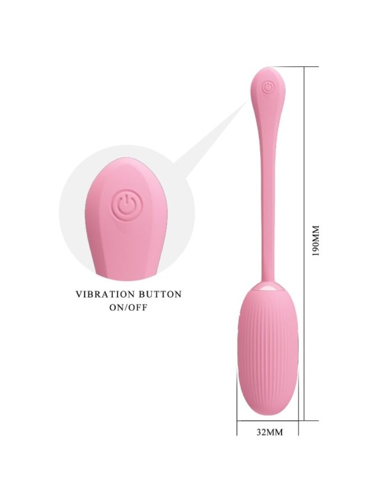 PRETTY LOVE - OEUF VIBRANT RECHARGEABLE ROSE DOREEN