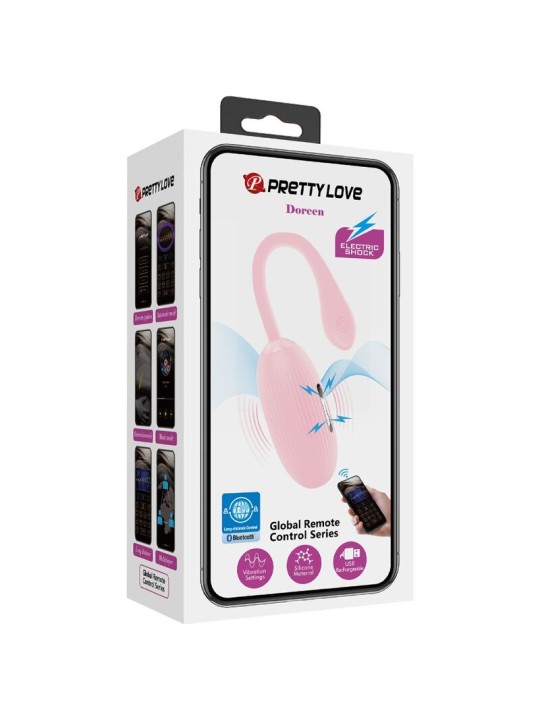 PRETTY LOVE - DOREEN HUEVO VIBRADOR RECARGABLE ROSA
