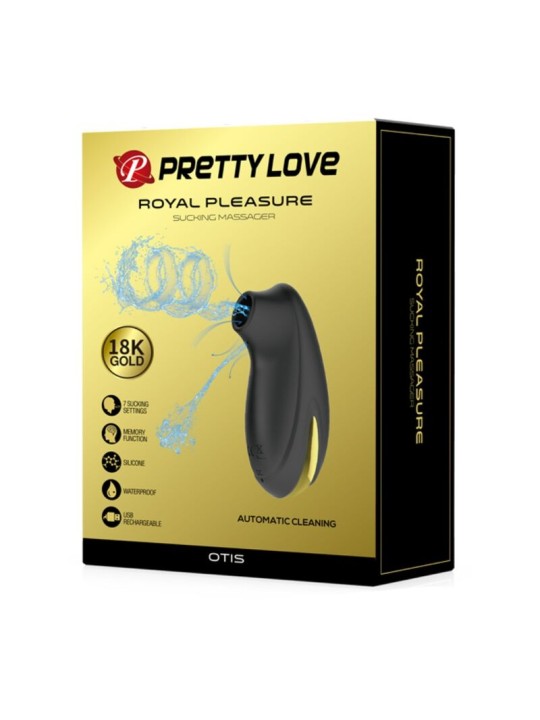 PRETTY LOVE - LUXE OPLAADBARE ZUIGMASSAGEAPPARAAT ZWART