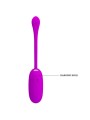 PRETTY LOVE - JULIUS WATERPROOF-RECHARGEABLE VIBRATING EGG PURPLE