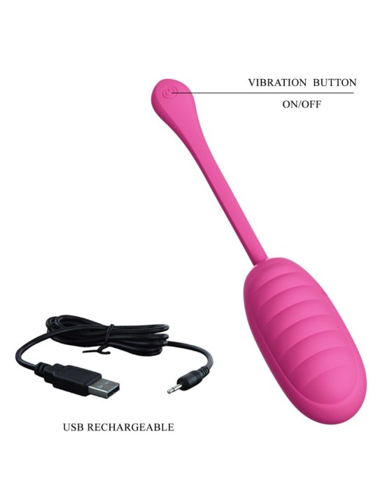 PRETTY LOVE - CATALINA OPLAADBARE VIBRATIE-EI ROZE APP