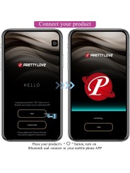 PRETTY LOVE - CATALINA PINK WIEDERAUFLADBARES VIBRIERENDES EI APP
