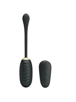 PRETTY LOVE - DOREEN LUXURY RECHARGEABLE VIBRATING EGG BLACK REMOTE CO