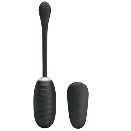 PRETTY LOVE - DOREEN HUEVO VIBRADOR DE LUJO RECARGABLE NEGRO CONTROL R
