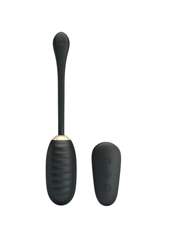 PRETTY LOVE - DOREEN HUEVO VIBRADOR DE LUJO RECARGABLE NEGRO CONTROL R