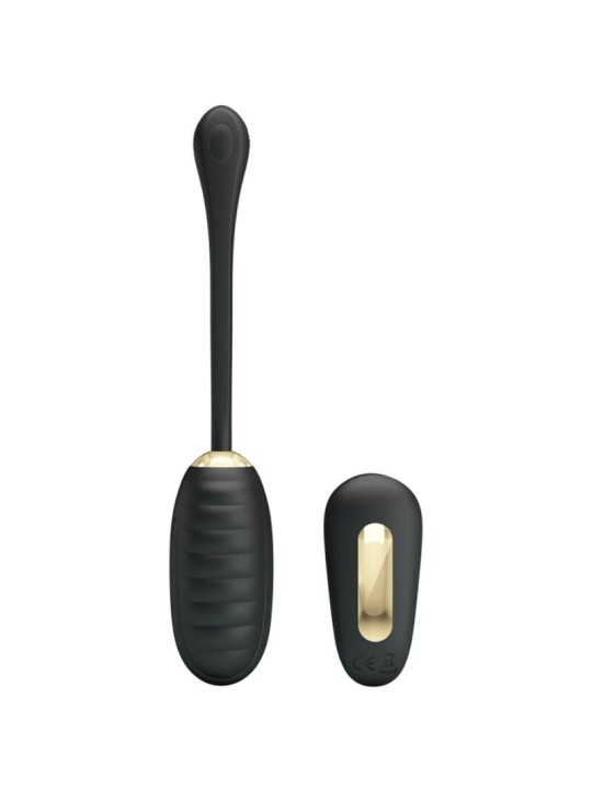 PRETTY LOVE - DOREEN HUEVO VIBRADOR DE LUJO RECARGABLE NEGRO CONTROL R