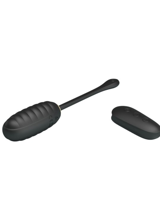 PRETTY LOVE - DOREEN LUXURY RECARREGÁVEL VIBRADOR OVO PRETO CONTROLE R