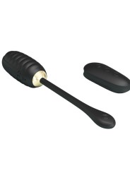 PRETTY LOVE - DOREEN LUXURY RECARREGÁVEL VIBRADOR OVO PRETO CONTROLE R