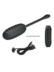 PRETTY LOVE - DOREEN HUEVO VIBRADOR DE LUJO RECARGABLE NEGRO CONTROL R