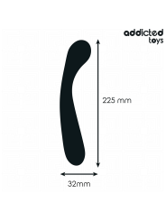 ADDICTED TOYS - DOUBLE ANAL MASSAGER SILICONE 22.5 CM