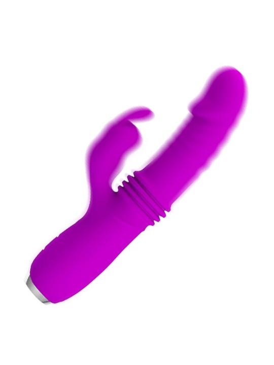 PRETTY LOVE - VIBRADOR DE COELHO RECARREGVEL DOROTHY ROXO