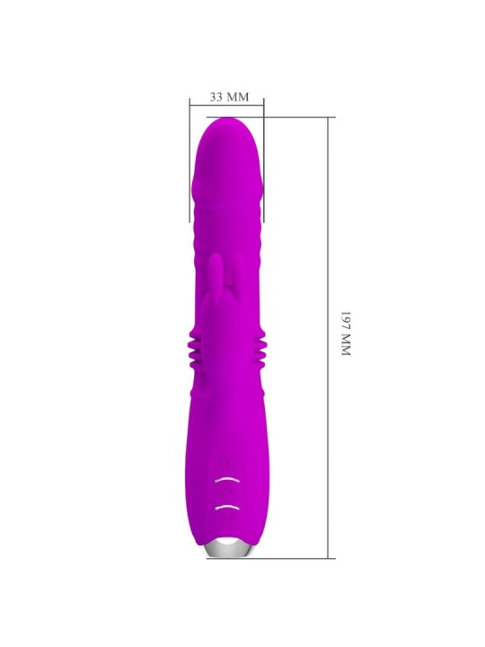 PRETTY LOVE - VIBRADOR DE COELHO RECARREGVEL DOROTHY ROXO