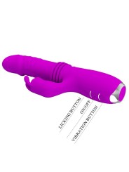 PRETTY LOVE - DOROTHY PURPLE RECHARGEABLE RABBIT VIBRATOR
