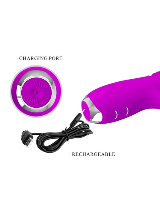 PRETTY LOVE - DOROTHY PURPLE WIEDERAUFLADBARER KANINCHENVIBRATOR