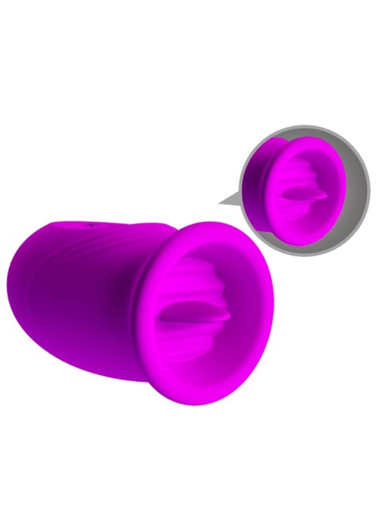 PRETTY LOVE - DAISY DUAL EGG RECHARGEABLE VIBRATOR PURPLE