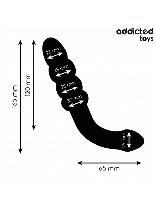 ADDICTED TOYS - DOPPELMASSAGER 16,5 CM