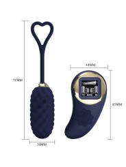PRETTY LOVE - OVO VIBRATÓRIO DE CONTROLE REMOTO VIVIAN BLUE