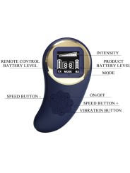 PRETTY LOVE - UOVO VIBRANTE CON TELECOMANDO BLU VIVIAN