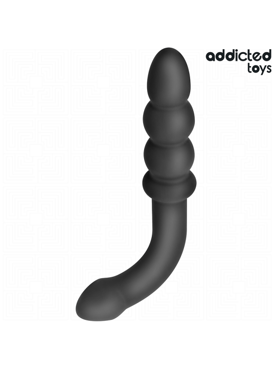 ADDICTED TOYS - DOUBLE ANAL MASSAGER SILICONE 16.5 CM