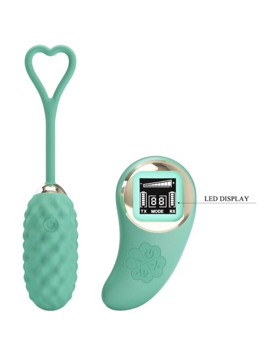 PRETTY LOVE - VIVIAN HUEVO VIBRADOR CONTROL REMOTO VERDE