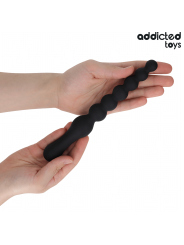 ADDICTED TOYS - DOUBLE ANAL MASSAGER SILICONE 24 CM