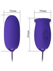 PRETTY LOVE - STIMULATEUR VIBRATEUR RECHARGEABLE DAISY YOUTH VIOLET