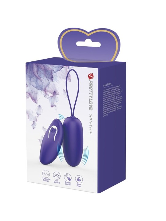 PRETTY LOVE - SELKIE YOUTH MINI OEUF VIBRANT TÉLÉCOMMANDE VIOLET