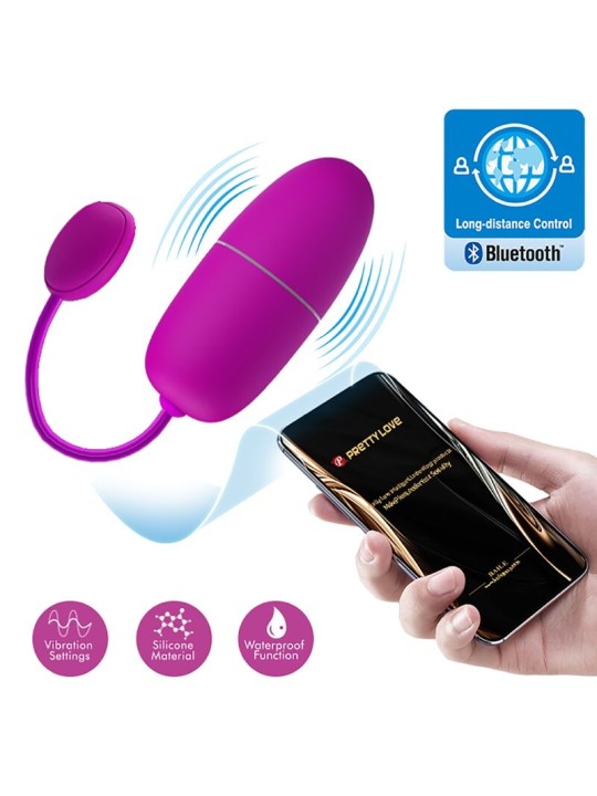 PRETTY LOVE - NIMF APP GESTUURD VIBREREND EI VIOLET