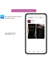 PRETTY LOVE - VIBRIERENDES EI DER NYMPHE, APP-GESTEUERT, LILA